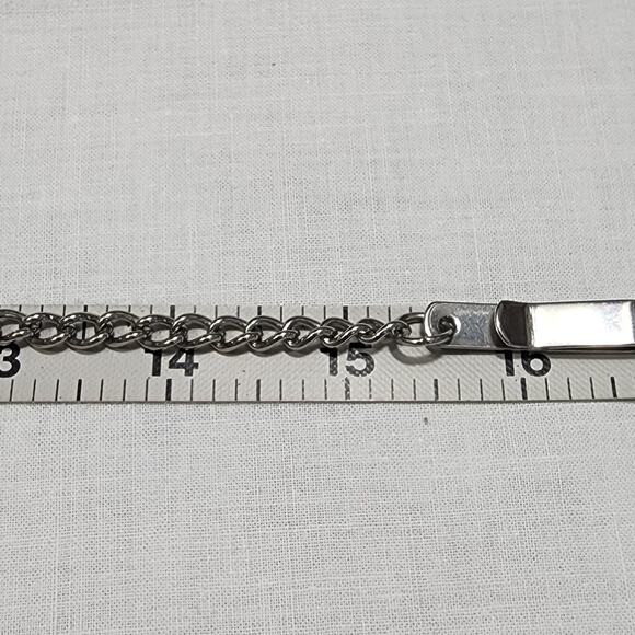 Al Agnew White Tailed Deer Pocket Watch Quartz Movement Silver Tone Case Chain - Picture 10 of 16